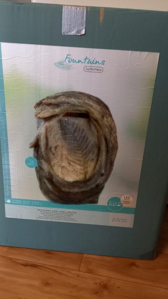 Waterornament voor binnen of buiten, Tuin en Terras, Waterpartijen en Fonteinen, Ophalen of Verzenden, Zo goed als nieuw, Kunststof