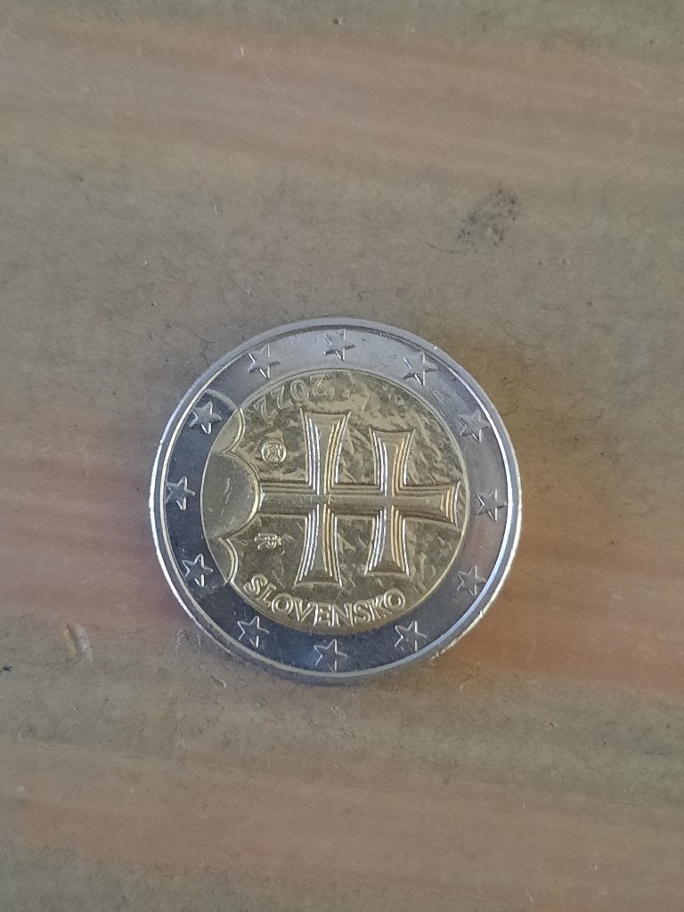 Munt 2 Euro - Slowakije 2022, Ophalen of Verzenden, Slowakije, 2 euro, Losse munt