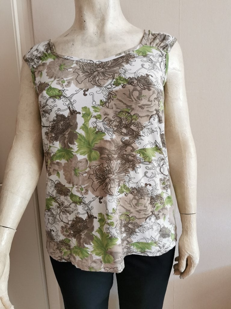 80 .. zgan top maat 46 ??, Ophalen of Verzenden, Nieuw, Overige kleuren, Shirt of Top