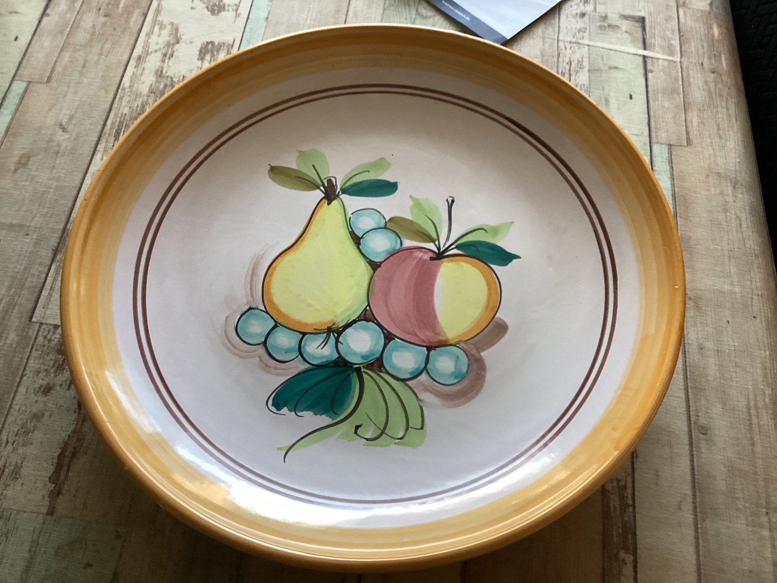 Sier bord of fruitschaal, Ophalen of Verzenden