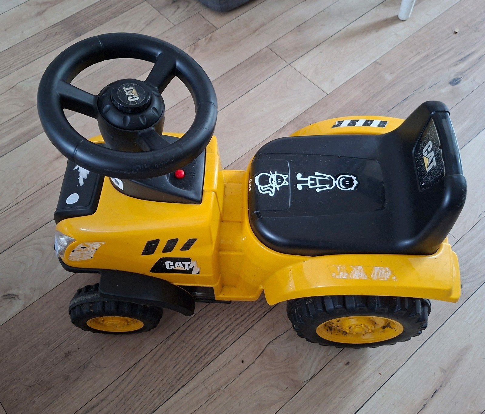 CAT loopauto tractor - gebruikt, geluidsknop defect, Ophalen, Gebruikt
