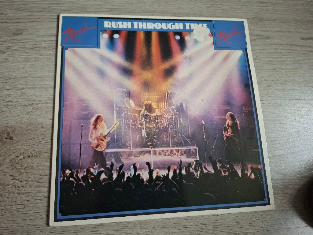 LP Rush – Rush Through Time. (1982), Cd's en Dvd's, Vinyl | Hardrock en Metal, Gebruikt, Progressive metal, LP, Beschermende buitenhoes