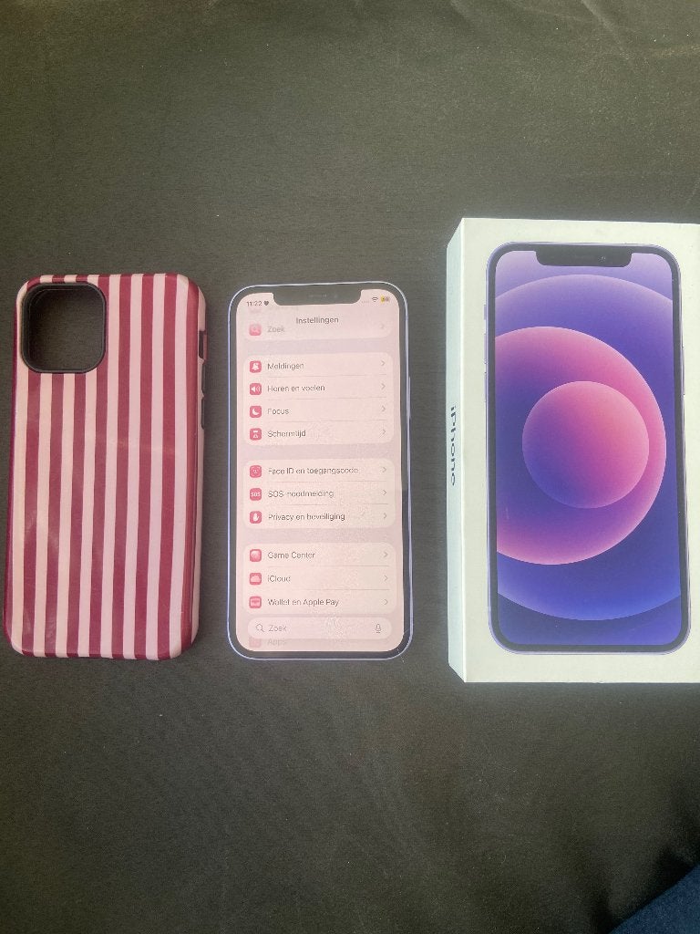 Iphone 12 lila, Paars, 77 %, Ophalen of Verzenden, Zo goed als nieuw