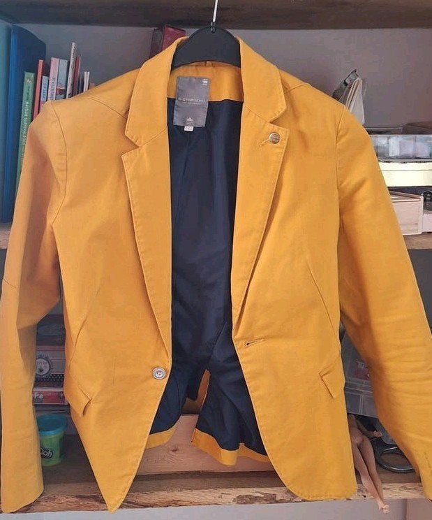 G-Star Women blazer - Geel - Maat L, Verzenden, Geel, Gedragen, Maat 42/44 (L)