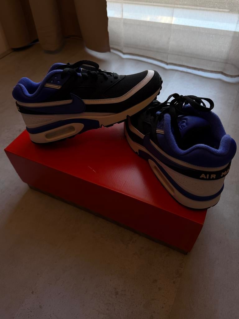 Nike Air Max BW OG Zwart/Blauw - Maat 42.5, Ophalen of Verzenden, Nieuw, Zwart, Sneakers of Gympen
