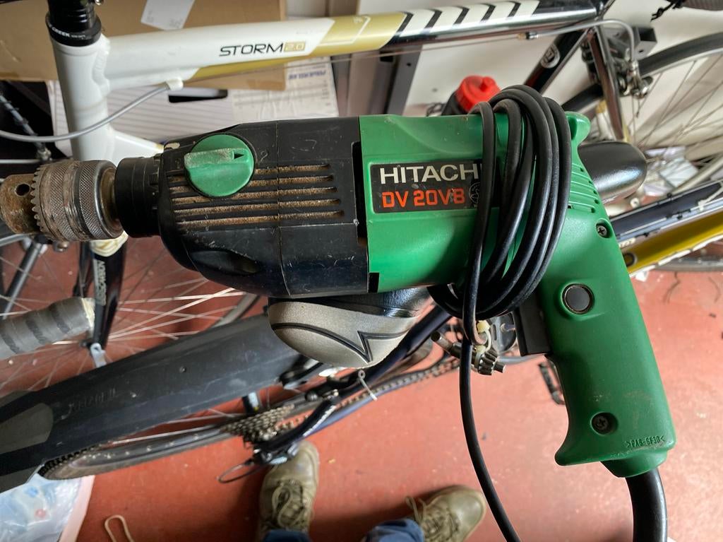 Hitachi DV 20VB Klopboormachine - Krachtig en Betrouwbaar, Ophalen, 600 watt of meer, Boor- en/of Breekhamer, Zo goed als nieuw