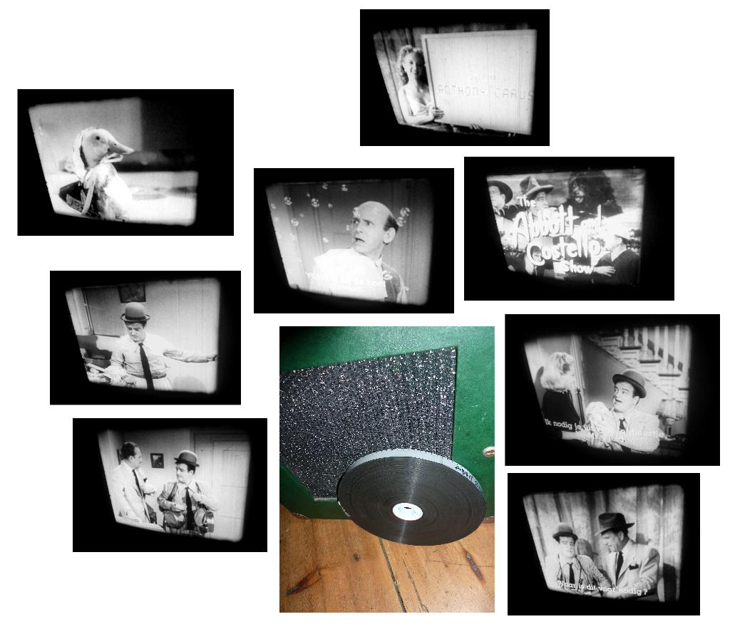 16mm film Abbott & Costello Show - Duck's Diner - geluid -, Ophalen of Verzenden, 16mm film