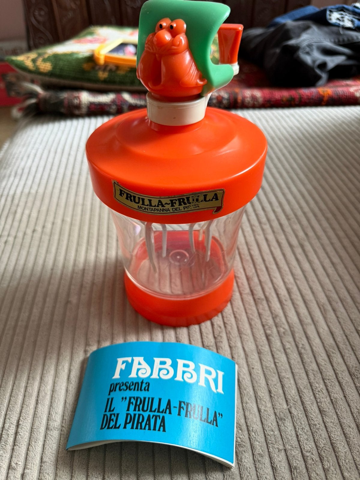 Vintage Fabbri Frulla-Frulla del Pirata slagroomklopper, Ophalen of Verzenden