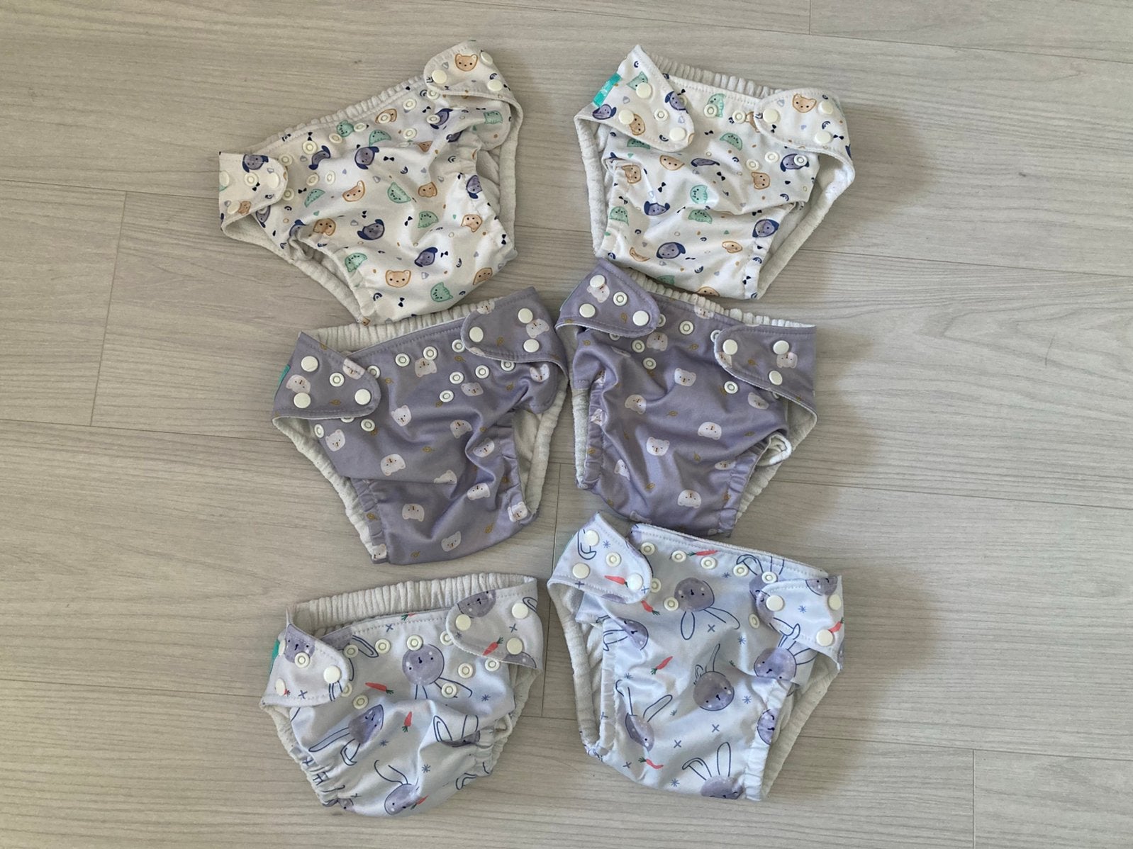 6 pampers wasbare luiers, Ophalen of Verzenden, Gebruikt