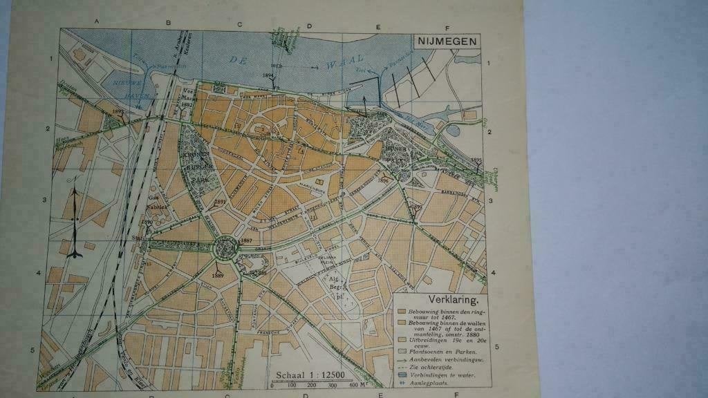35  / uitgave ANWB Nijmegen  Litho  1917, Antiek en Kunst, Ophalen of Verzenden