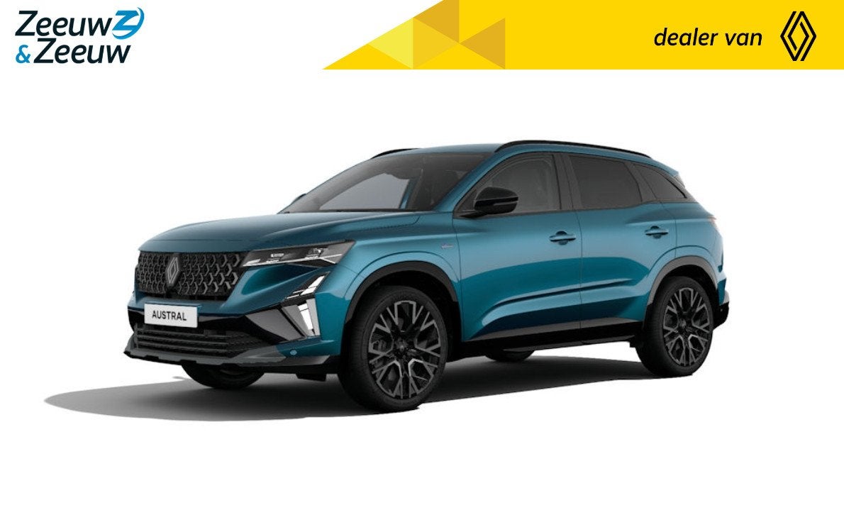 Renault Austral (Zeeuw & Zeeuw Private Lease Actie v.a. €, Auto's, Euro 6, 1199 cc, Blauw, Bedrijf