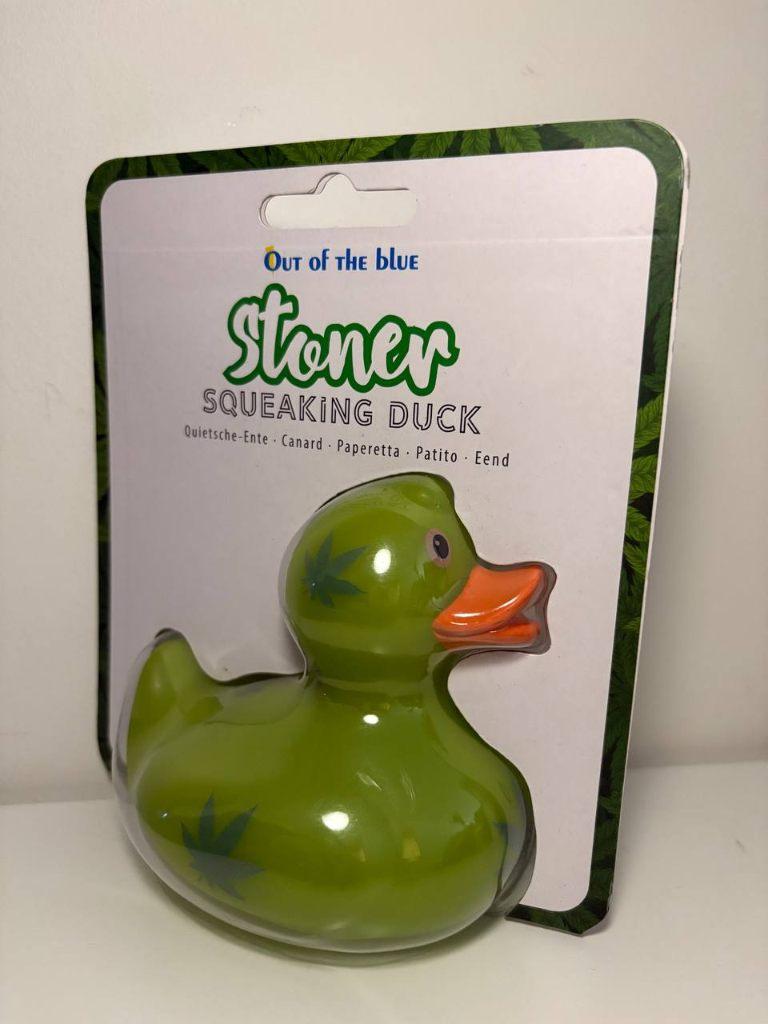 Out of the Blue Stoner Badeend met Wietblaadjes, Ophalen of Verzenden, Nieuw