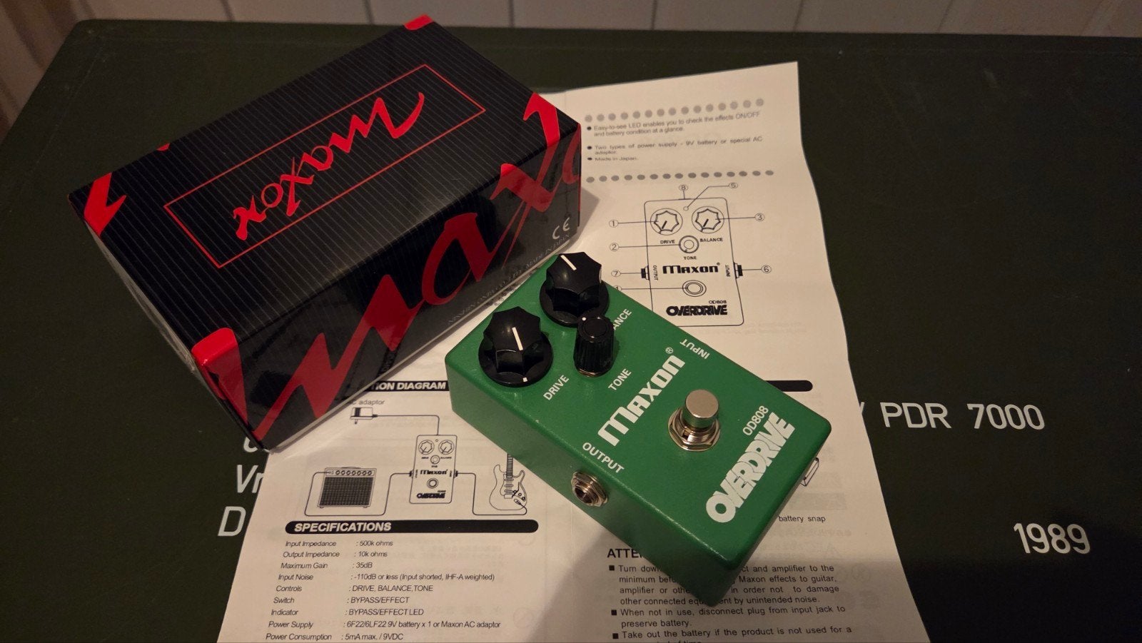 Maxon OD808 Overdrive Pedaal, Ophalen of Verzenden