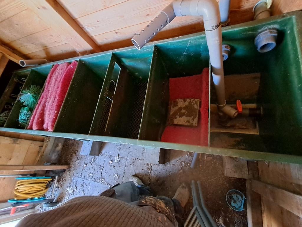 8 kamer filter incl aansluitingen en put, Doe-het-zelf en Verbouw, Ophalen of Verzenden, Pvc, Minder dan 2 meter, 80 mm of meer