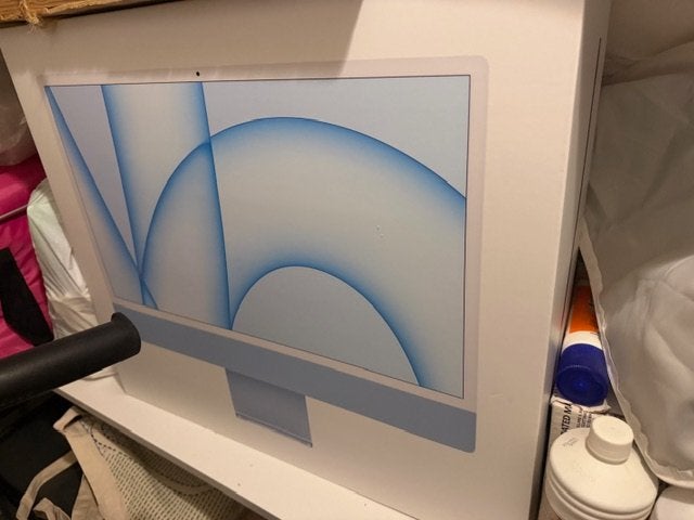 Apple IMAC 24 lege doos, Computers en Software, Ophalen, Overige modellen, Minder dan 4 GB, Overige groottes
