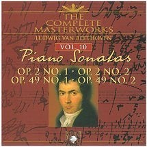 CD Beethoven : Piano Sonatas opus 2 nr. 1 op.2 nr.2 op. 49, Ophalen of Verzenden, Classicisme, Zo goed als nieuw, Overige typen