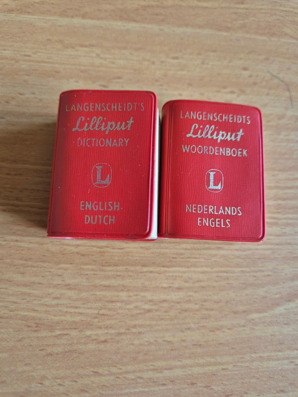 Lilliput mini 5 cm woordenboekjes Eng Nl, Nl Eng, Ophalen of Verzenden, Gelezen