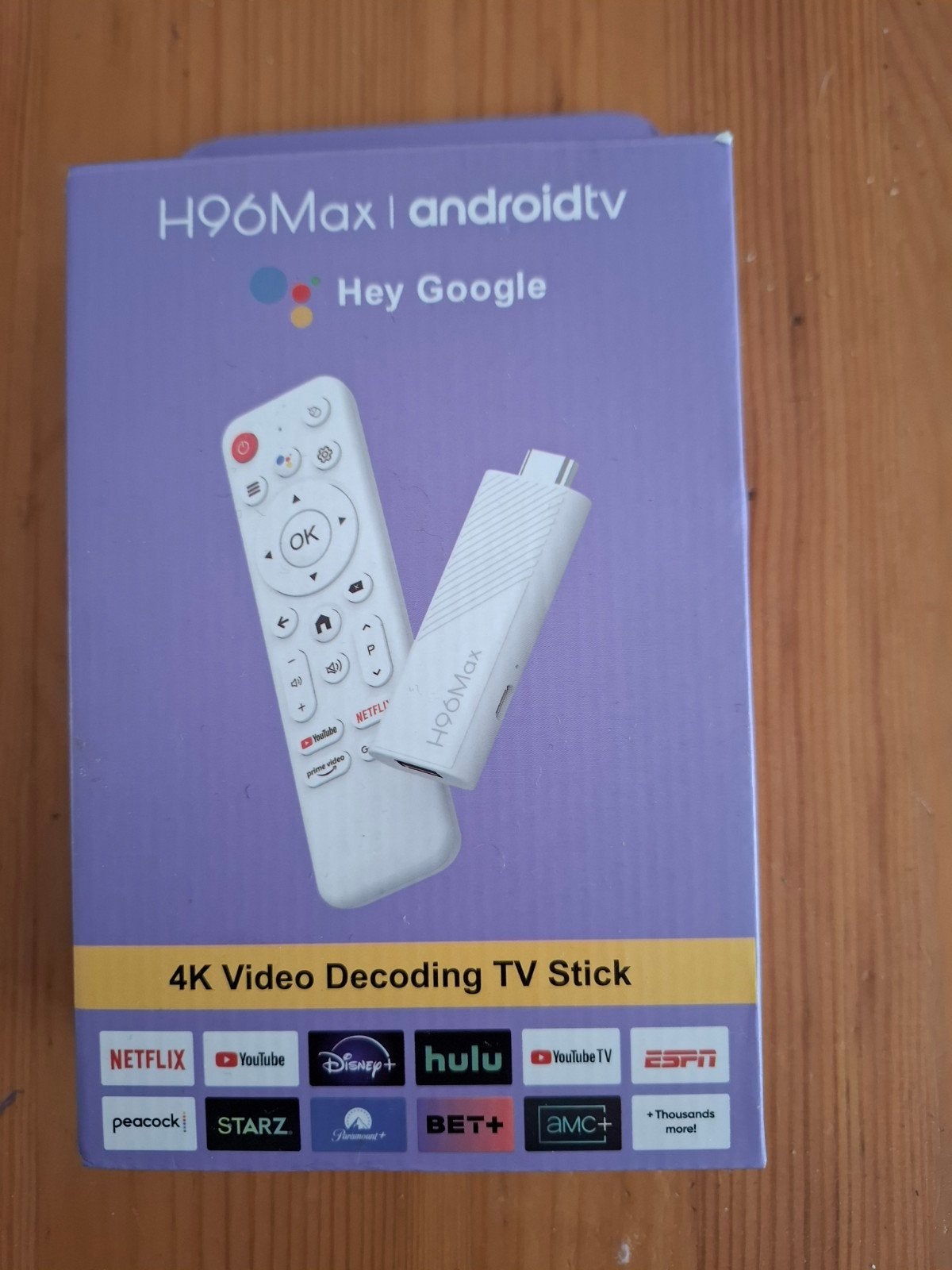 H96Max Android TV Stick 4K Video Decoding, Ophalen of Verzenden, Nieuw, HDMI, Zonder harde schijf