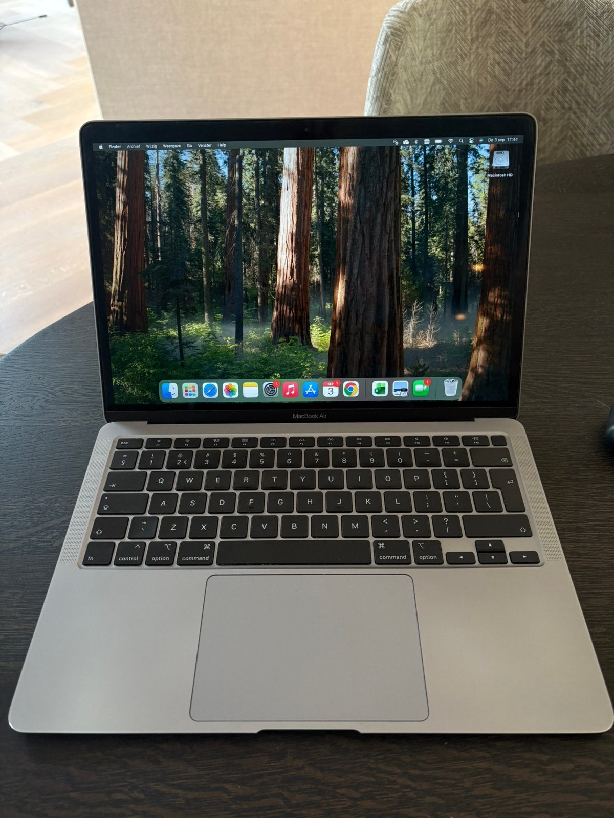 Apple MacBook Air Retina 13-inch 2020 – 256GB, Computers en Software, Gebruikt, 256 GB, Qwerty, 13 inch