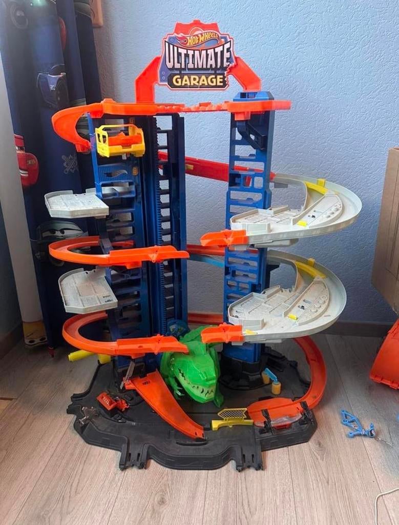 Goedkoopste! Hot Wheels Ultieme Garage. Inclusief auto’s!, Ophalen of Verzenden, Zo goed als nieuw, Handmatig, Hot Wheels