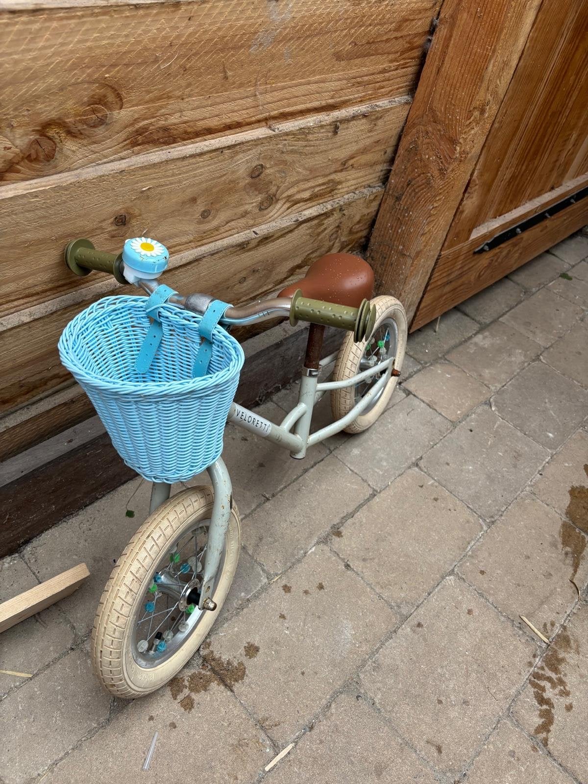 Veloretti loopfiets met mandje en bel, Ophalen, Gebruikt, Loopfiets