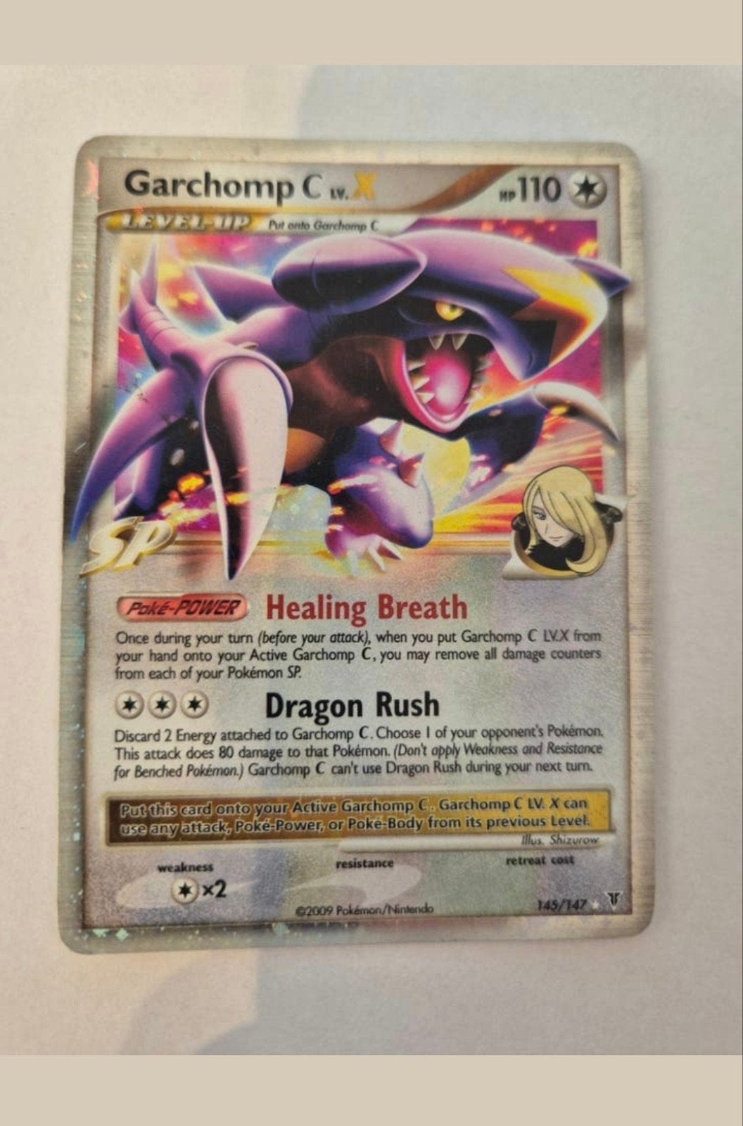 Pokémon kaart: Garchomp 145, regigigas DP30, Ophalen of Verzenden, Zo goed als nieuw