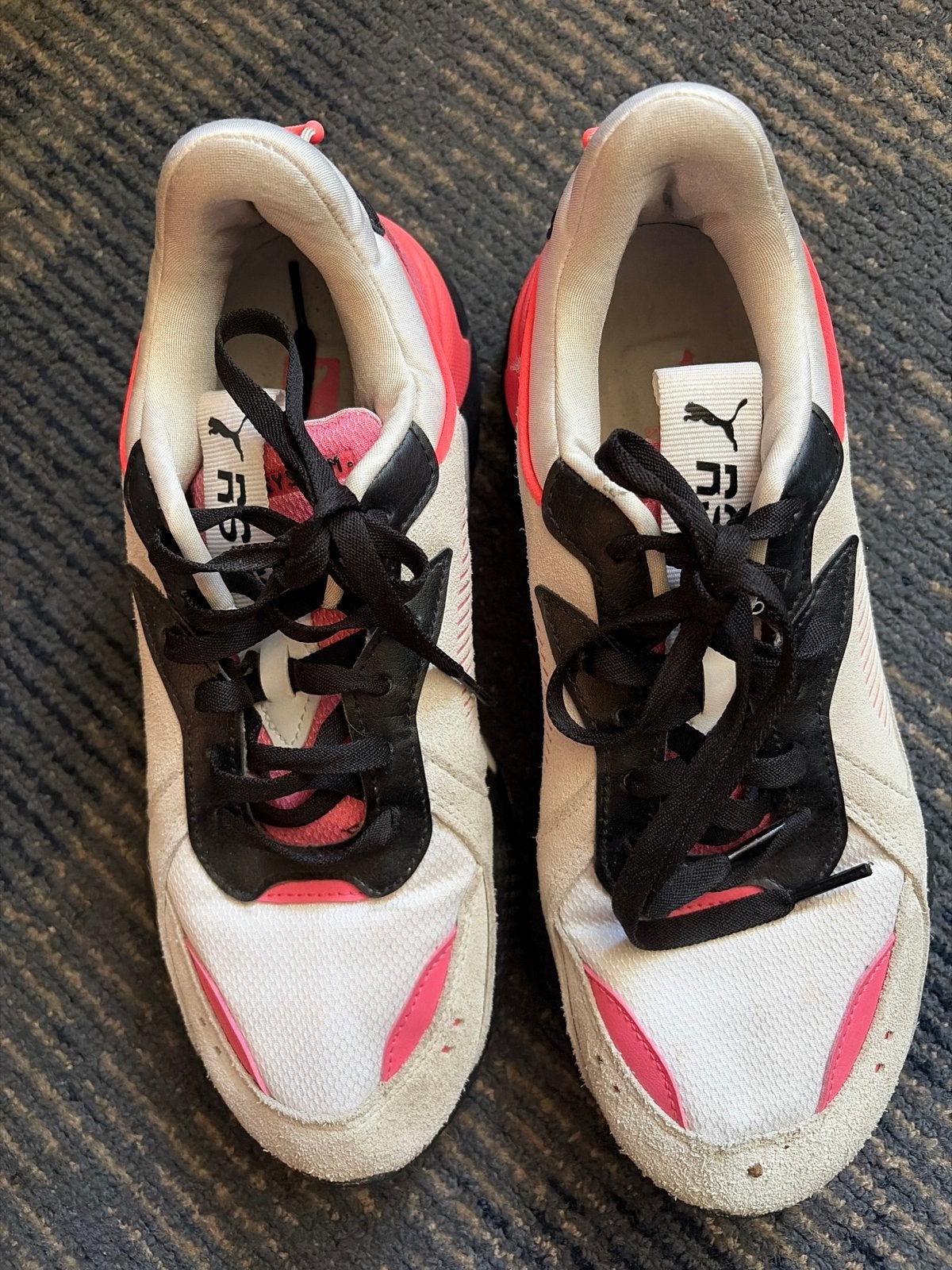 Puma RS-X sneakers wit/roze - Maat 38, Wit, Ophalen of Verzenden, Sneakers of Gympen, Zo goed als nieuw