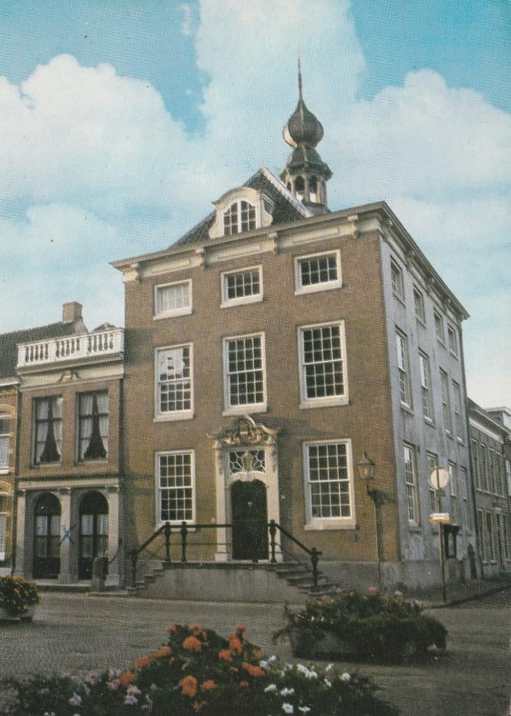 BUREN (Gld) Stadhuis, Verzamelen, Ansichtkaarten | Nederland, Gelopen, Gelderland, 1960 tot 1980, Verzenden
