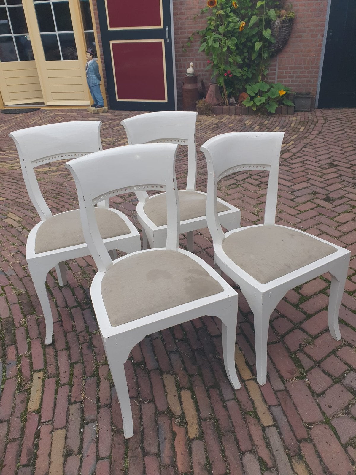 4 stoelen, Ophalen, Zo goed als nieuw, Eén