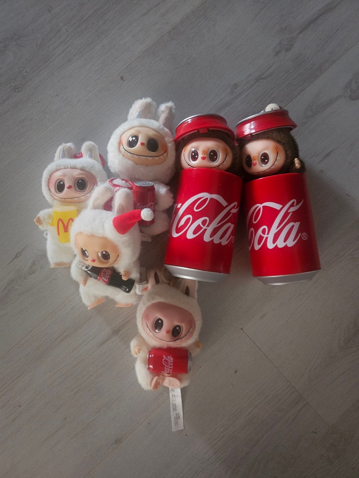 Coca Cola Labubu knuffels, Verzamelen, Ophalen of Verzenden, Zo goed als nieuw