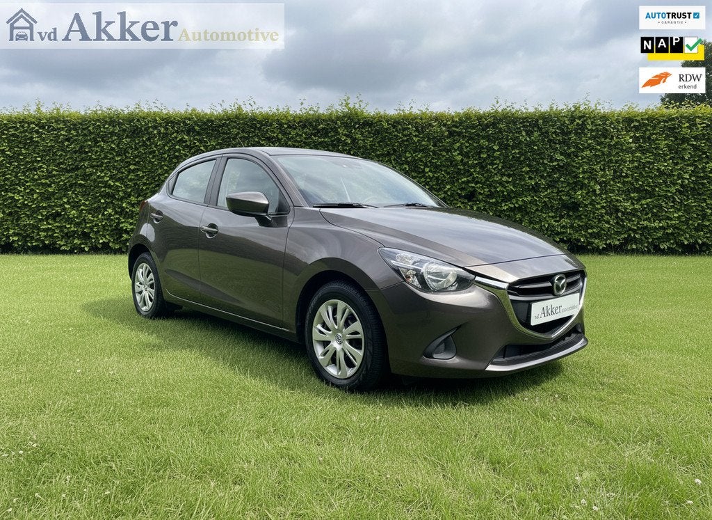 Mazda 2 1.5 Skyactiv-G TS I Dealer ond I Stoel verwarming I, Auto's, Mazda, Voorwielaandrijving, Gebruikt, 4 cilinders, Bruin