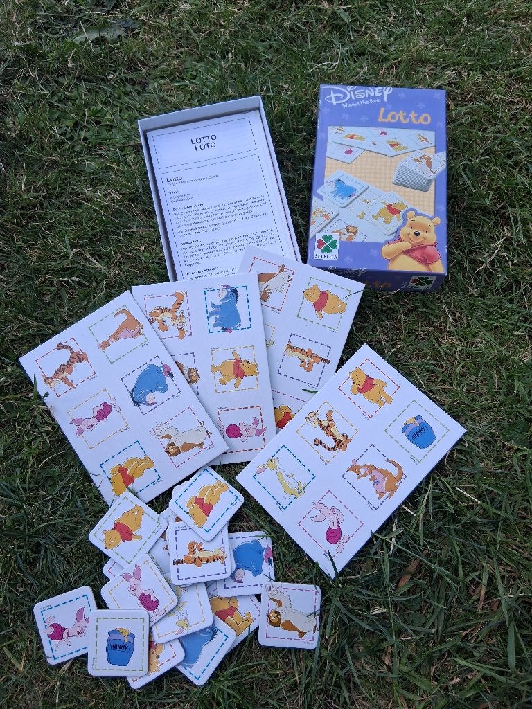 Spelletje lotto Winnie the Pooh, Een of twee spelers, Ophalen of Verzenden, Zo goed als nieuw, Selecta