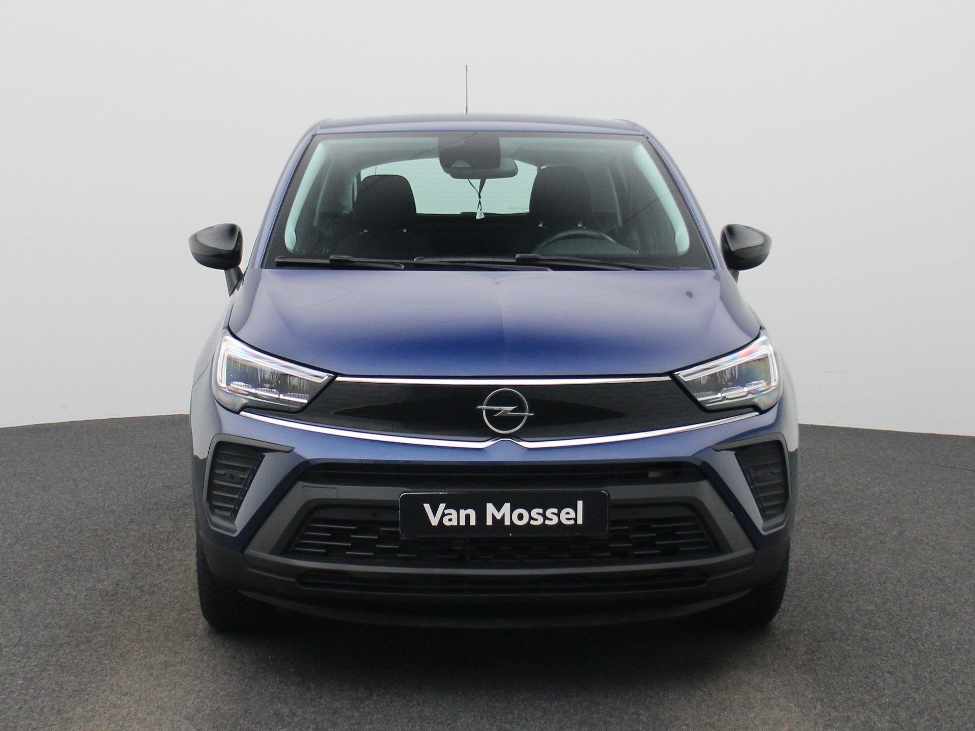 Opel Crossland 1.2 61kW S/S Edition | Navigatie | Apple Carp, Auto's, Stof, Gebruikt, Zwart, Blauw