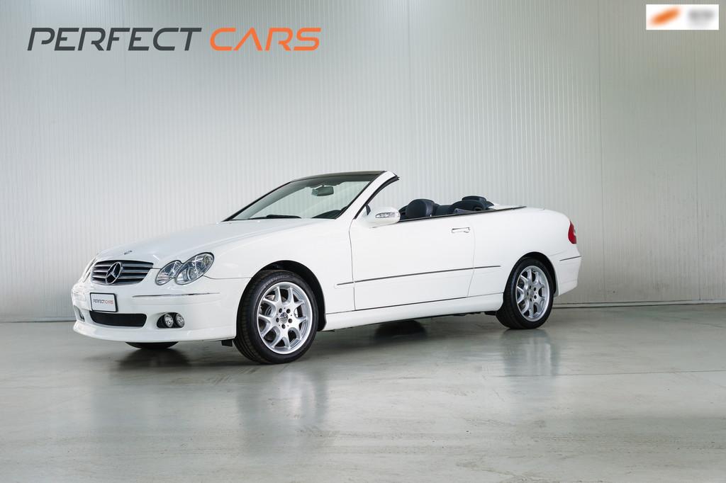 Mercedes-Benz CLK-klasse Cabrio 320 Avantgarde, Brabus pakke, Auto's, Automaat, Achterwielaandrijving, Gebruikt, Zwart