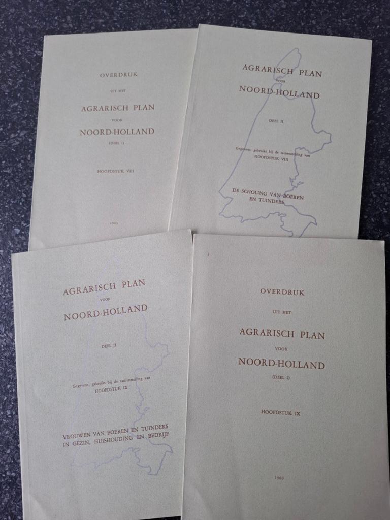 Noord-Holland agrarisch 1963, Boeken, Ophalen of Verzenden, Zo goed als nieuw