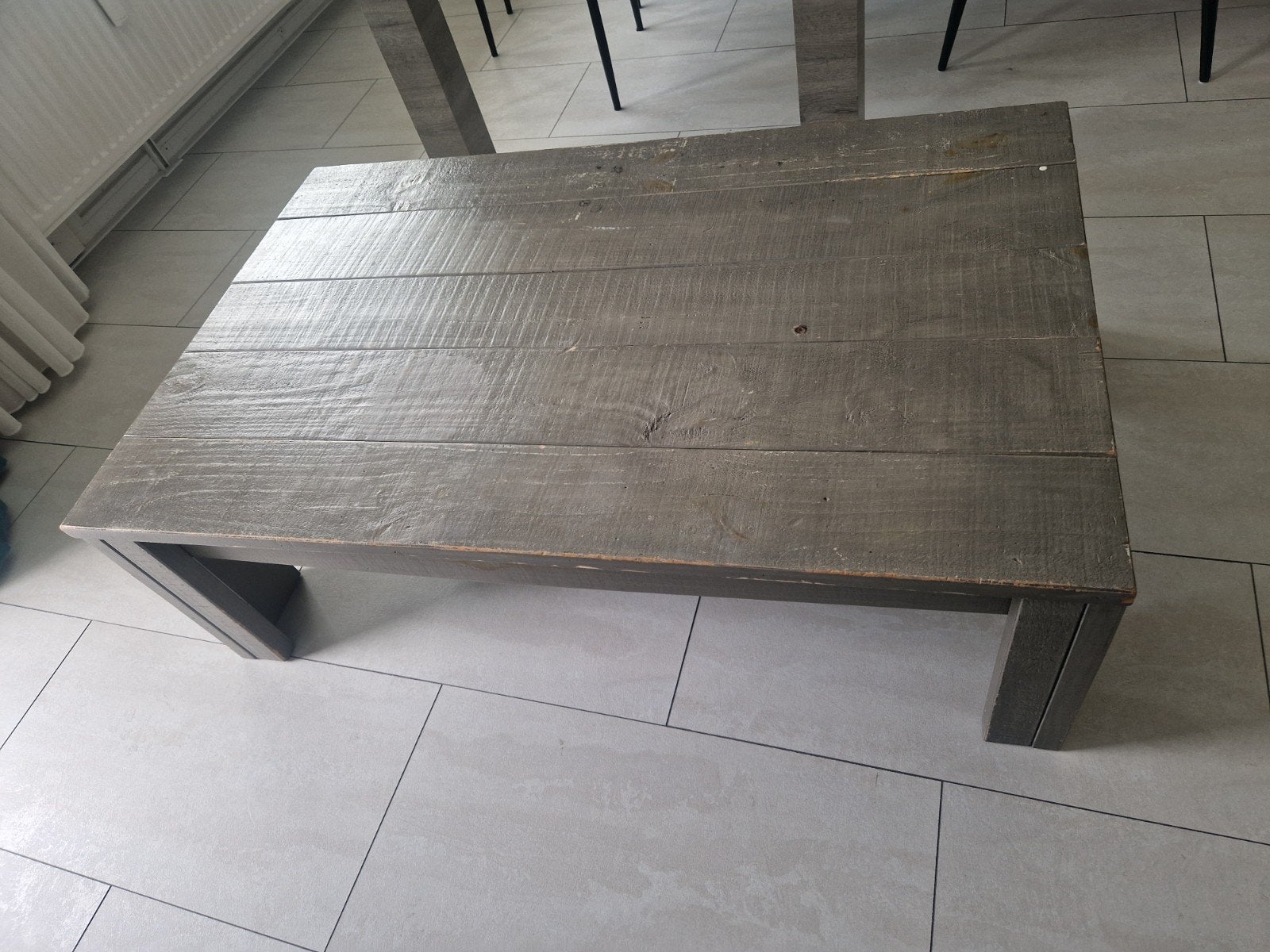 salon tafel stevige hout, Ophalen, Gebruikt, 100 tot 150 cm, 50 tot 100 cm