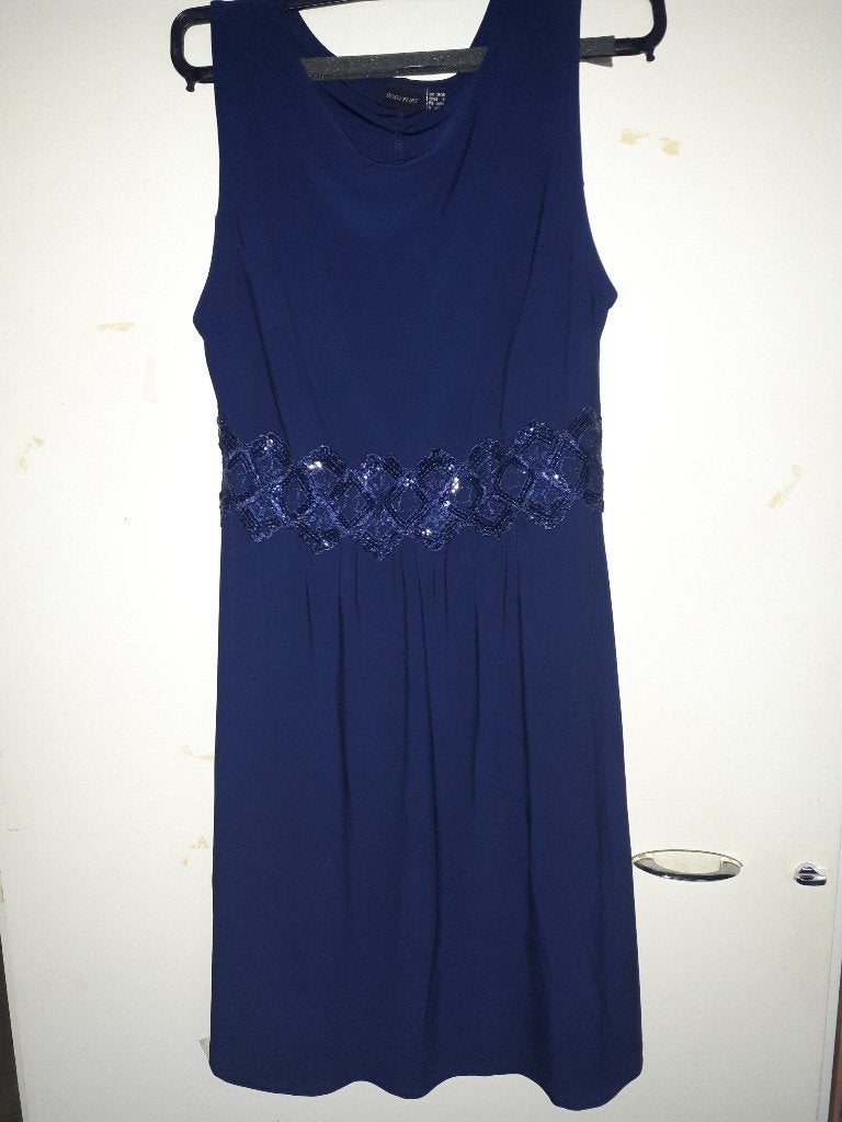 blauwe jurk, maat S, Body Flirt, Maat 38/40 (M), Nieuw, Knielengte, Bodyflirt