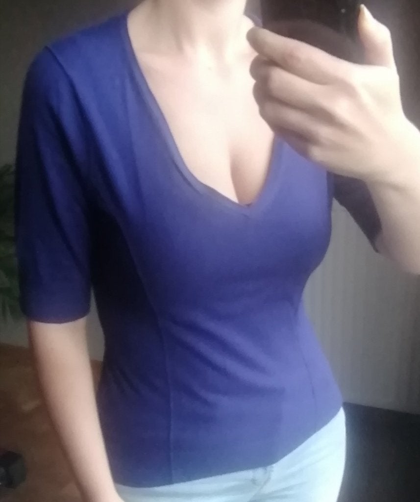 Trui Blauw Just B XL, Maat 46/48 (XL) of groter, Zo goed als nieuw, Just B, Verzenden