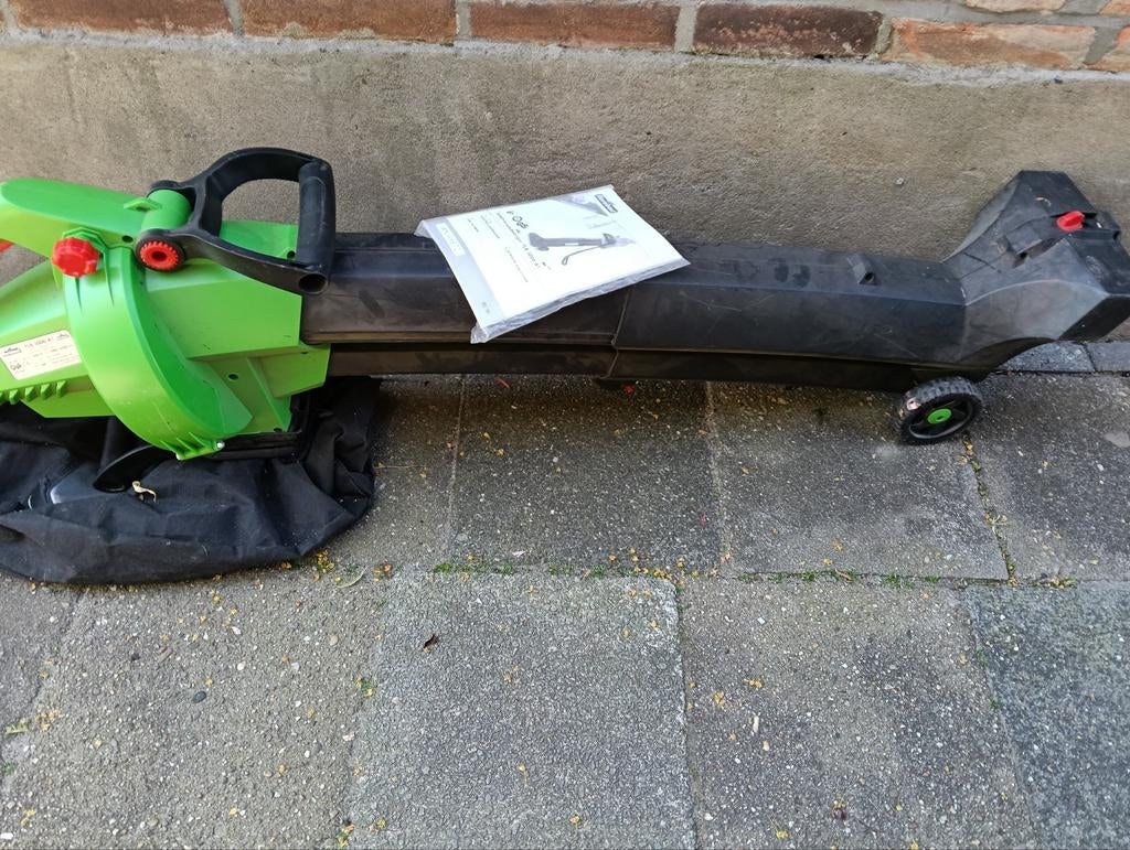 Florabest FLB 3000 A1 Bladzuiger en Bladblazer, Tuin en Terras, Bladblazers, Ophalen, Gebruikt, Florabest, Met opvangzak