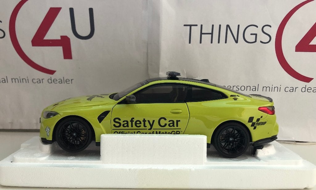 Minichamps 1:18 BMW M4 Safety Car MotoGP 2020 nieuw in doos, Ophalen of Verzenden, Nieuw, Auto, MiniChamps