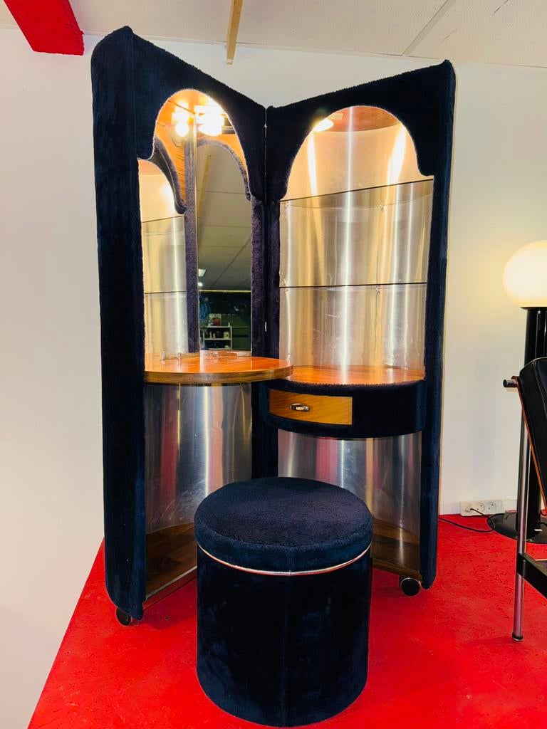 Luigi Massoni Poltrona Frau vanity table vintage kaptafel, Verzamelen, Retro, Ophalen of Verzenden