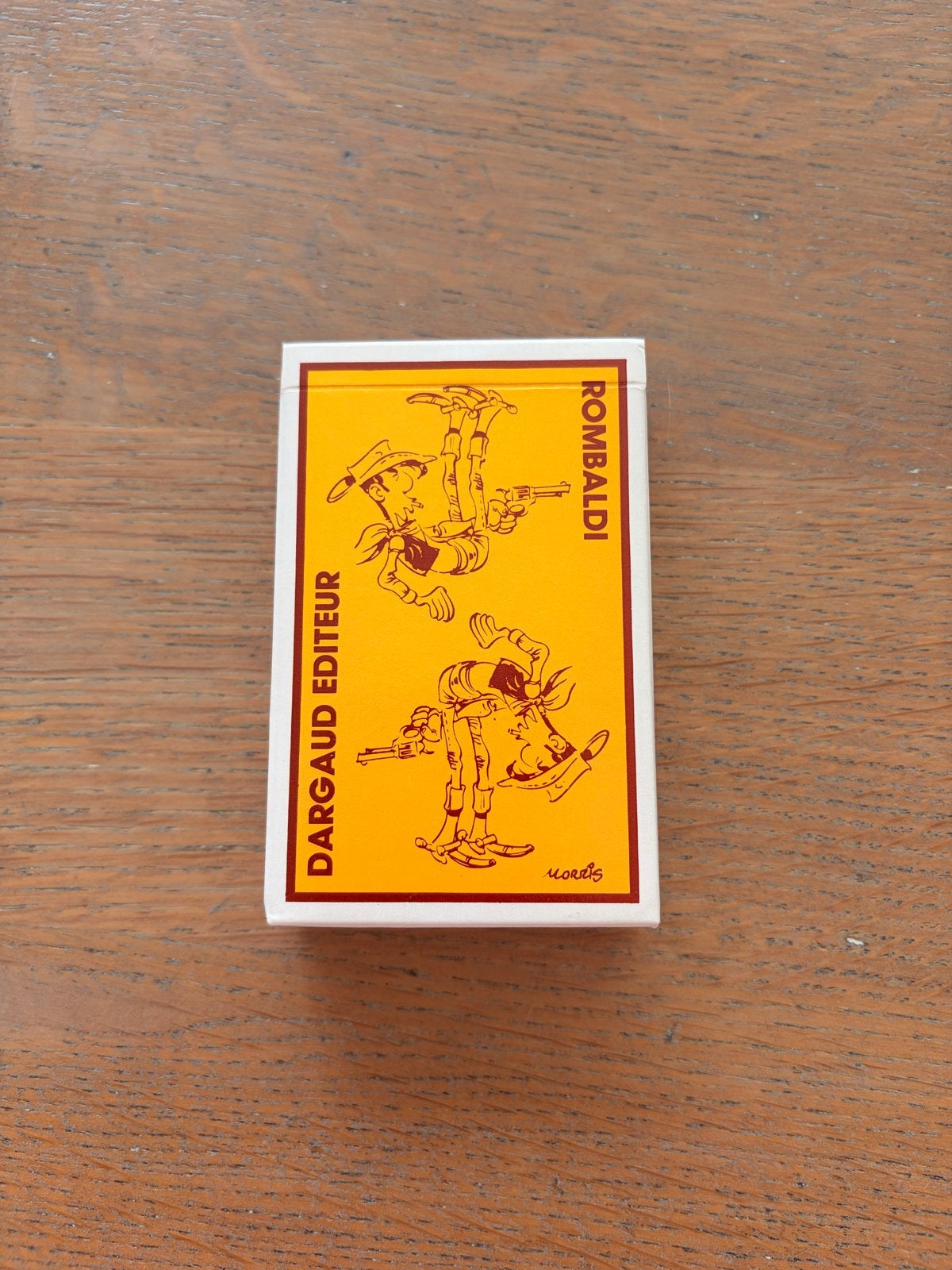 Vintage Lucky Luke Speelkaarten - Rombaldi/Dargaud 1982, Ophalen of Verzenden, Nieuw, Speelkaart(en)