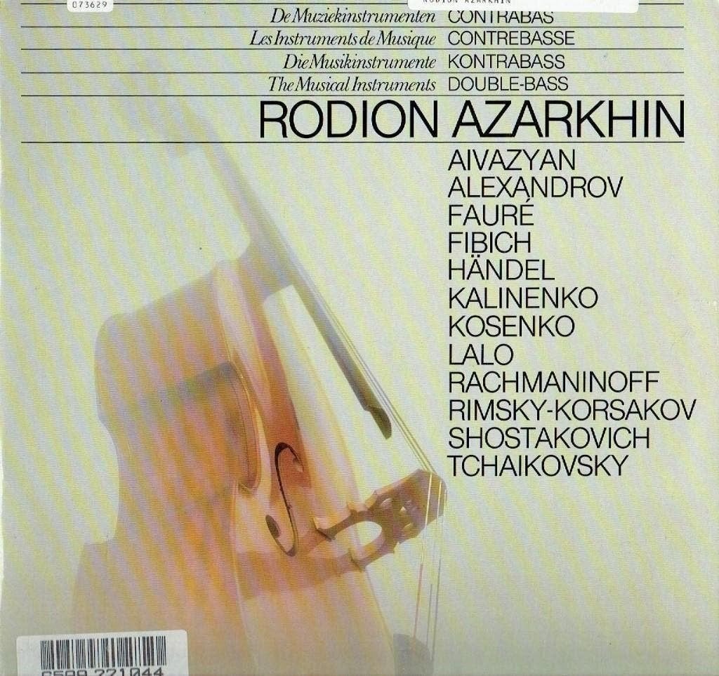 Rodion Azarkhin– The Musical Instruments - Double Bass, Kamermuziek, Verzenden, Zo goed als nieuw, 12 inch