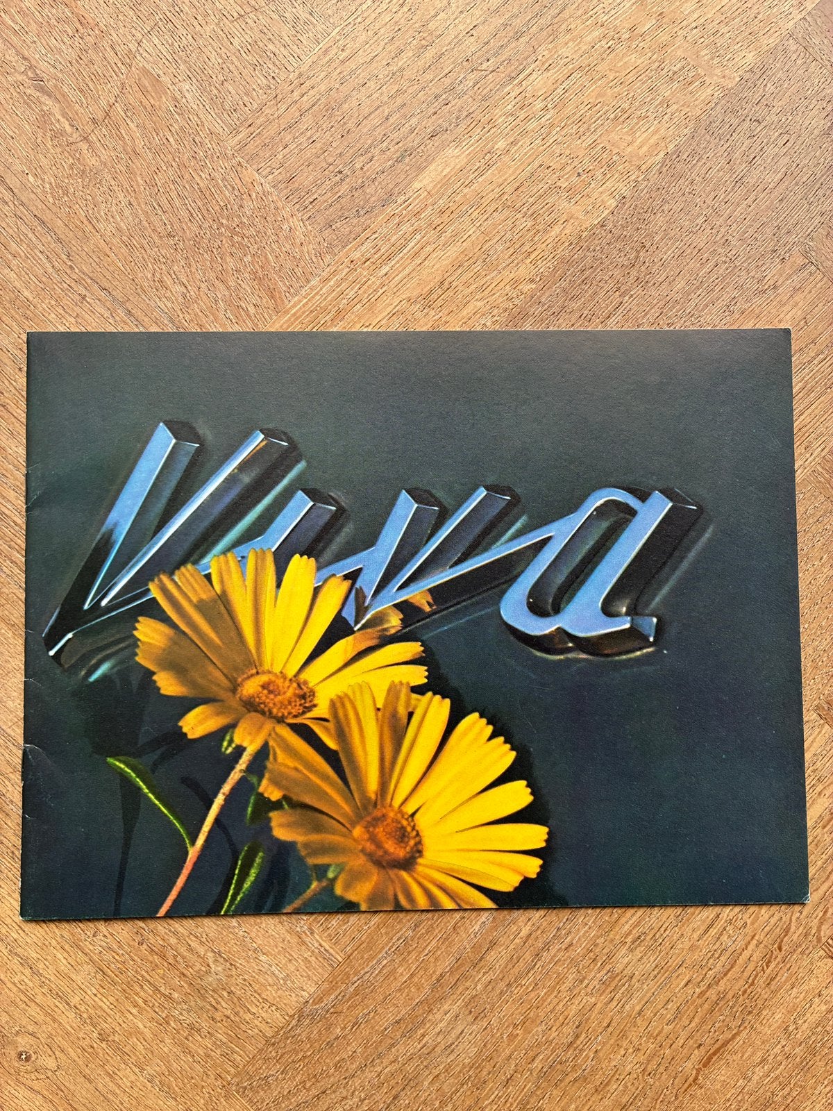 Vauxhall Viva brochure, Verzenden, Zo goed als nieuw, Overige merken