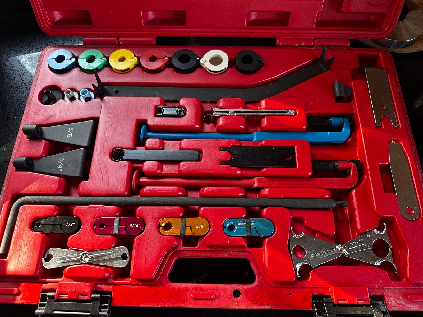 Airco gereedschap set voor auto’s, Ophalen of Verzenden, Zo goed als nieuw