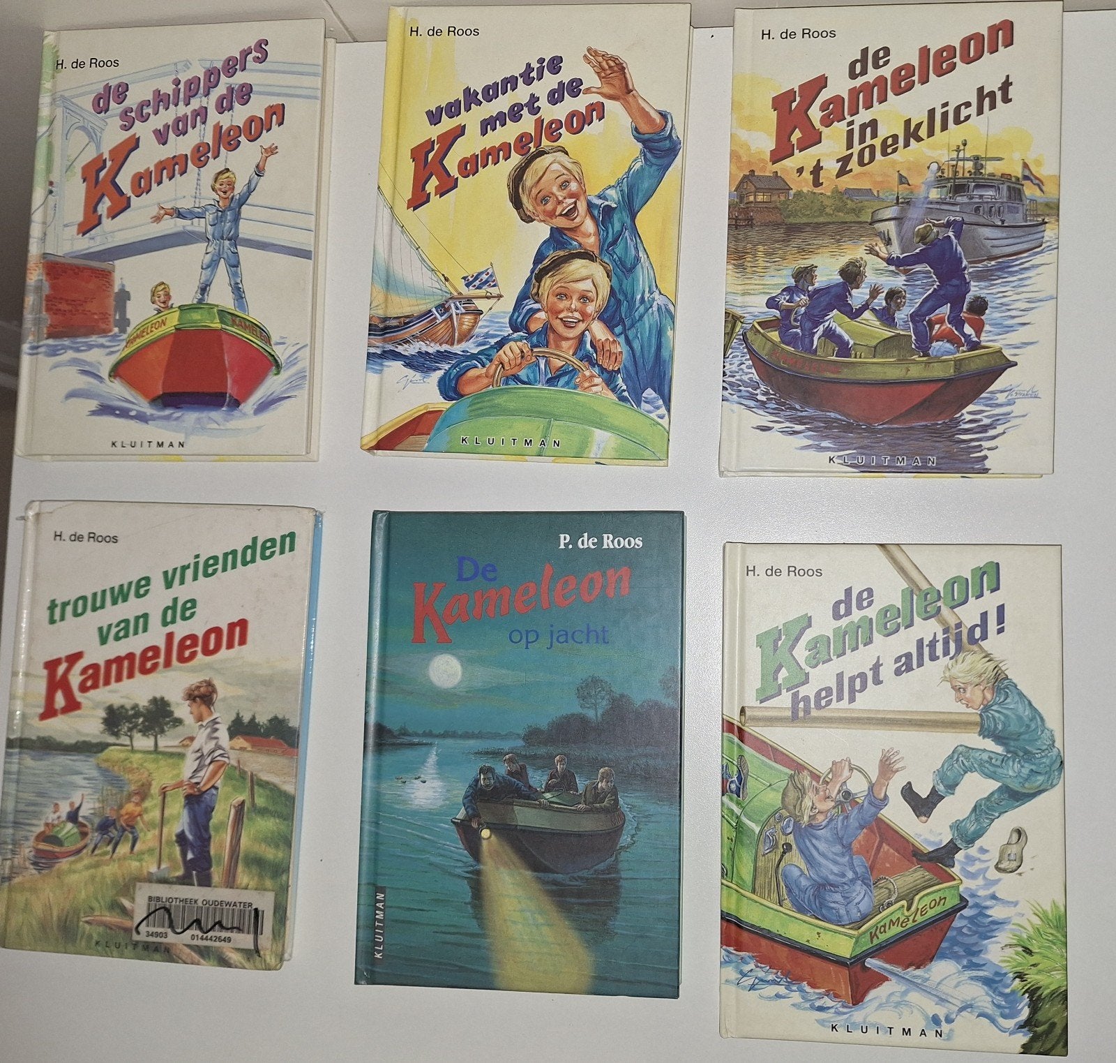 De Kameleon boeken en Omnibussen 4 foto's, Boeken, Ophalen of Verzenden, Zo goed als nieuw, H. de Roos, Fictie