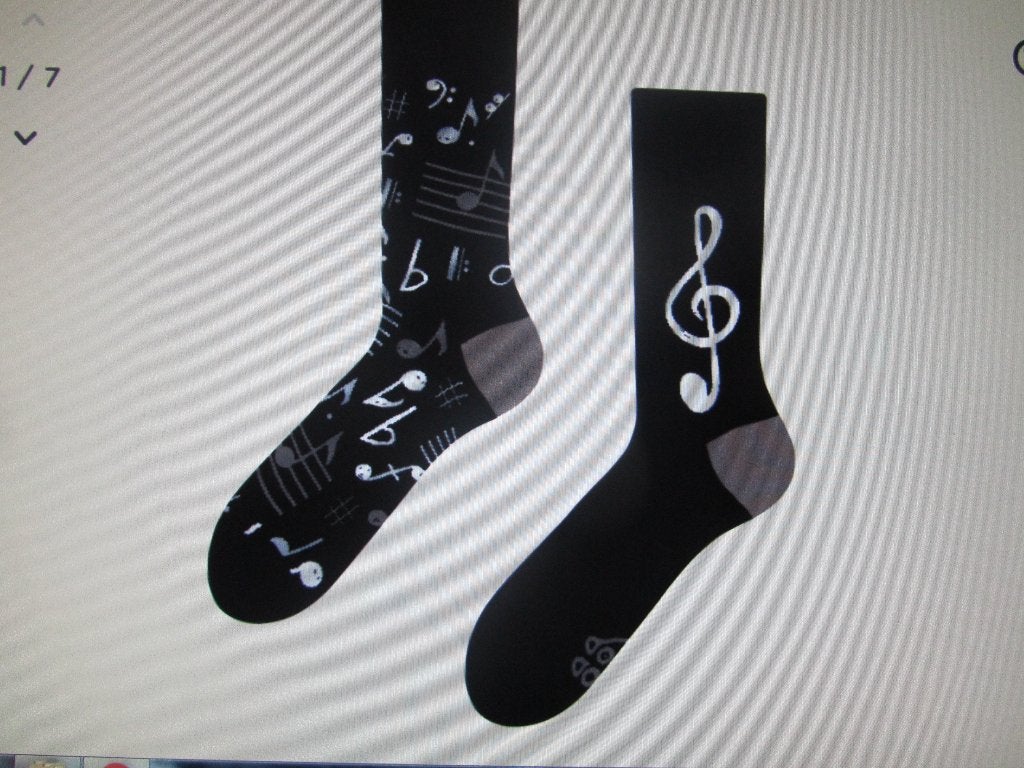 Vrolijke Dedoles Music Socks 43 - 46, Verzenden, Zwart, Dedoles, Nieuw