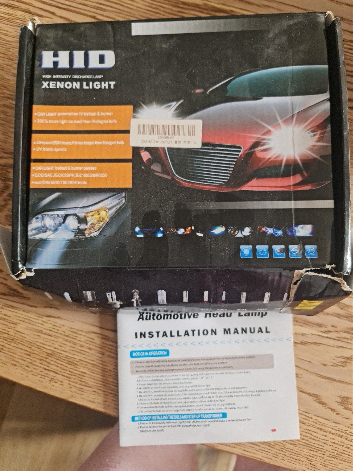 Nieuwe HID Xenon Lampen H7 6000K met Ballast, Ophalen of Verzenden, Nieuw