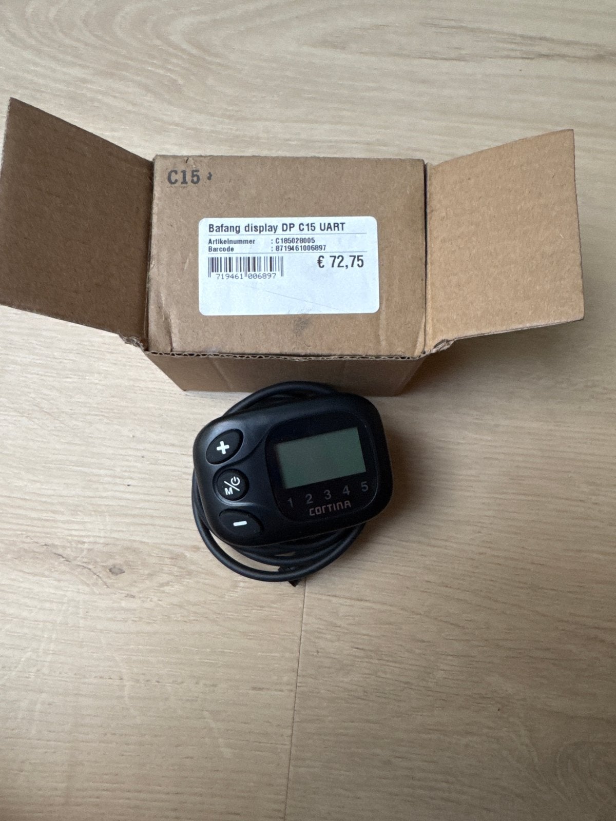 NIEUW Cortina C15 Display UART (ronde stekker), Nieuw