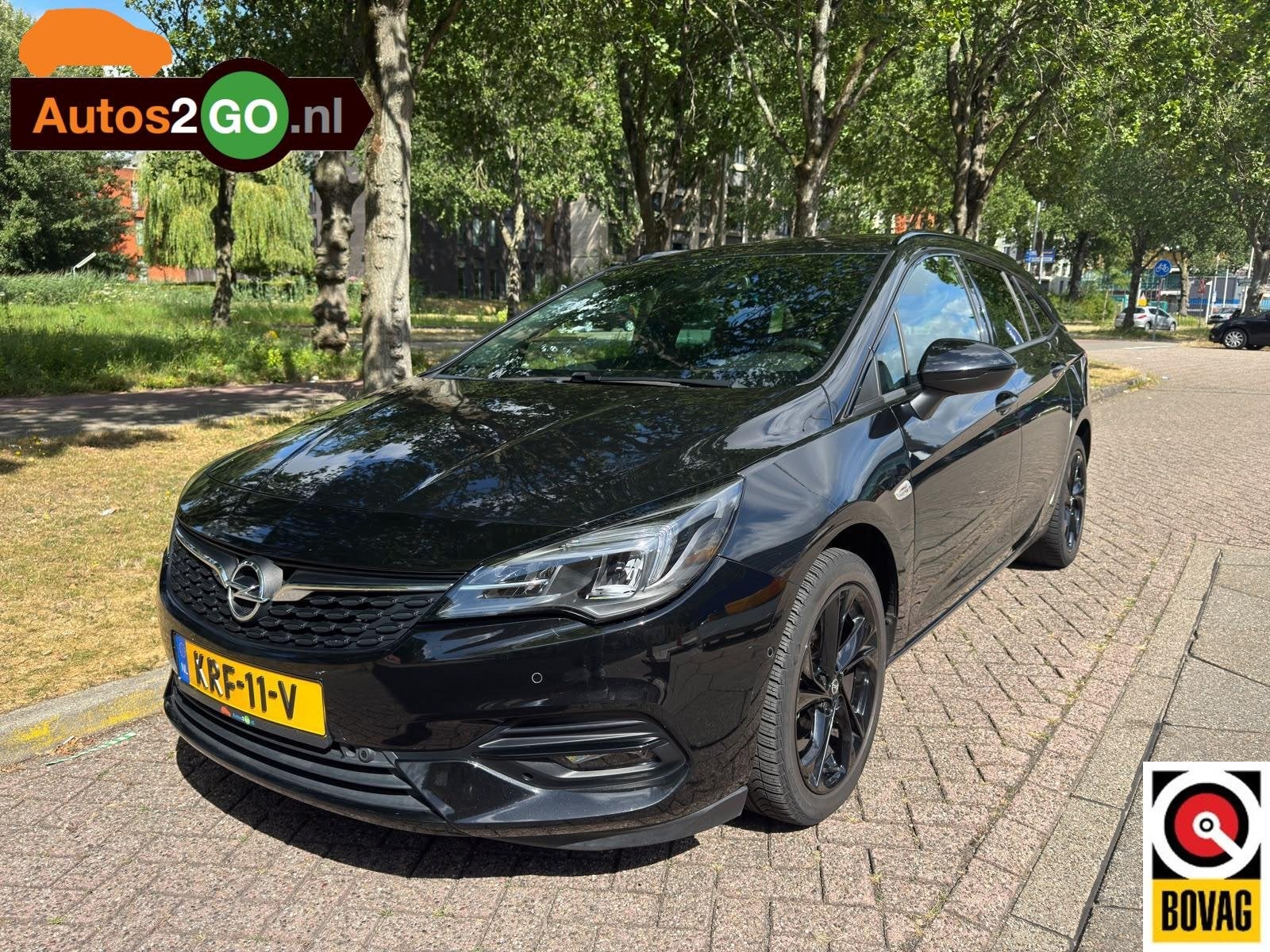 Opel Astra Sports Tourer 1.2 Business Elegance, Auto's, Voorwielaandrijving, Euro 6, 1199 cc, Zwart